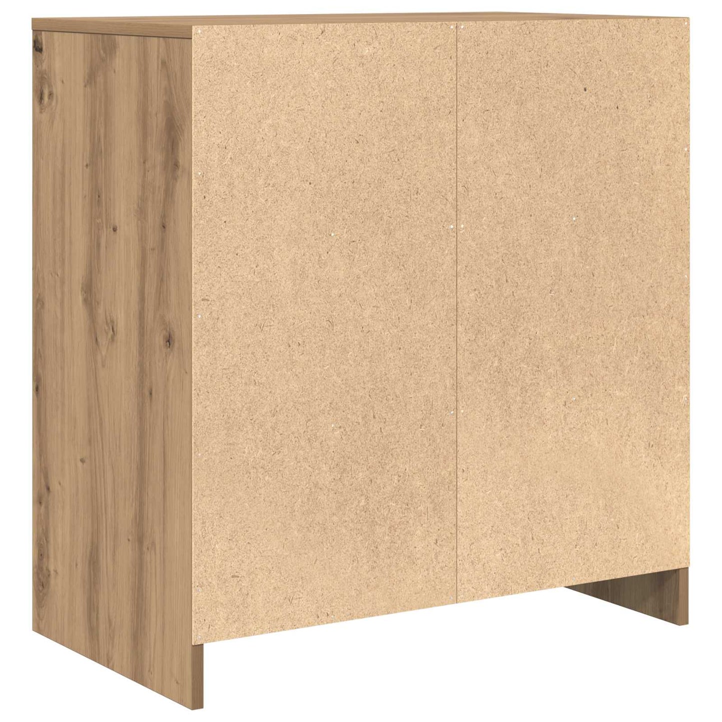 Servírovací Skříň Hnědá 70 X 41 X 75 Cm Kompozitní Dřevo