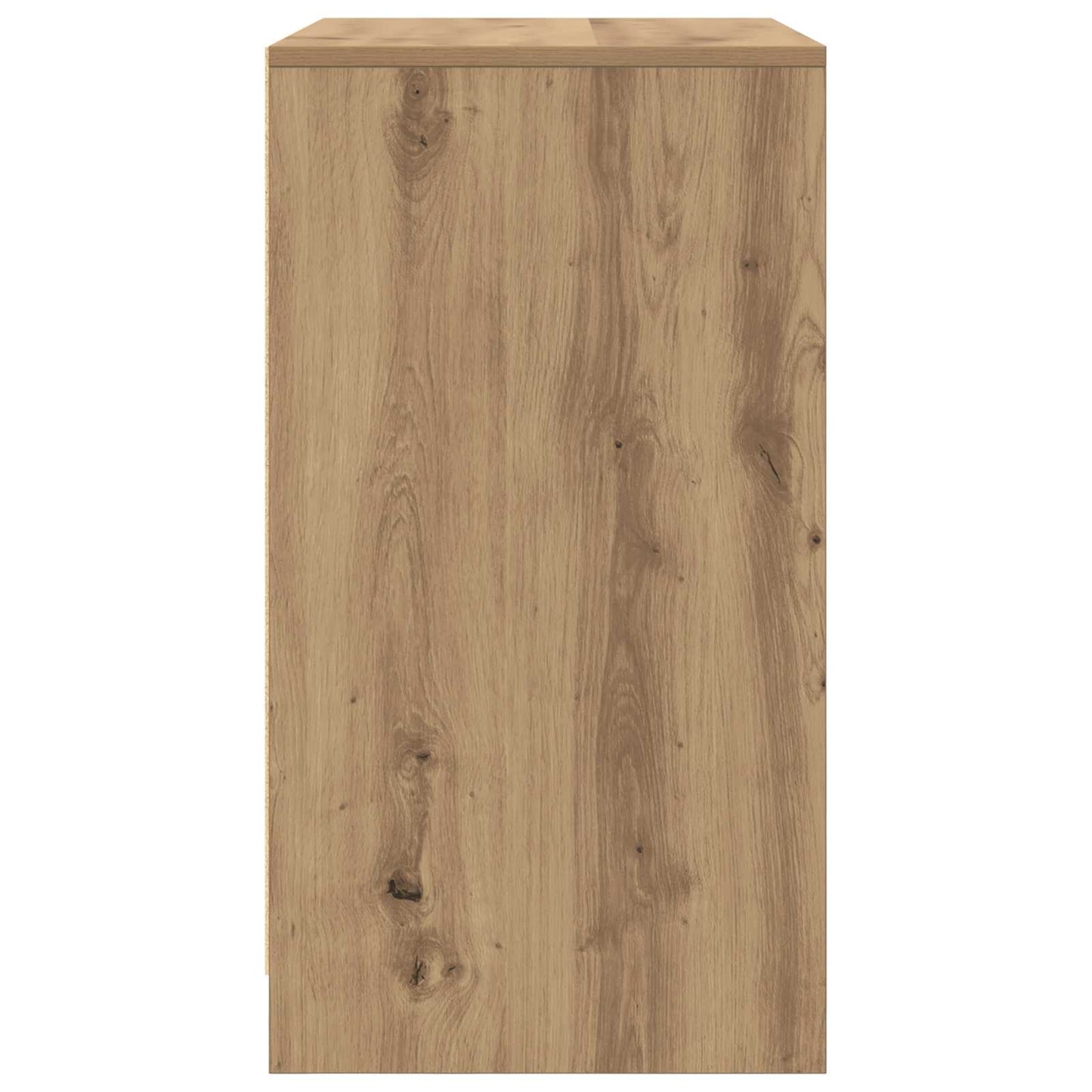 Servírovací Skříň Hnědá 70 X 41 X 75 Cm Kompozitní Dřevo