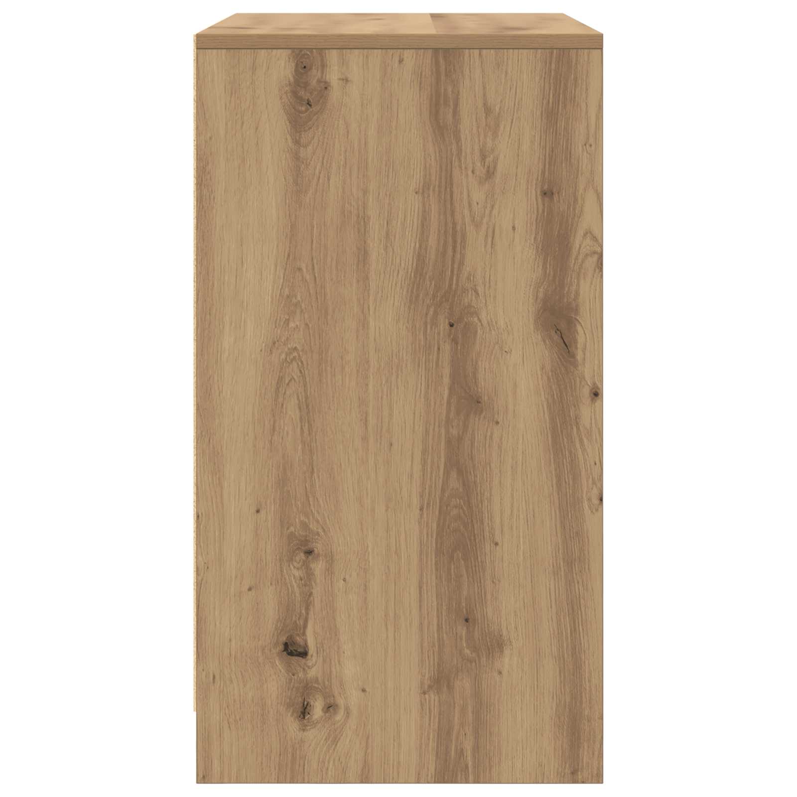Servírovací Skříň Hnědá 70 X 41 X 75 Cm Kompozitní Dřevo