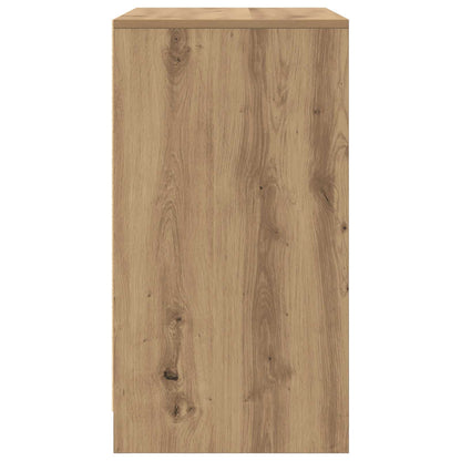 Servírovací Skříň Hnědá 70 X 41 X 75 Cm Kompozitní Dřevo