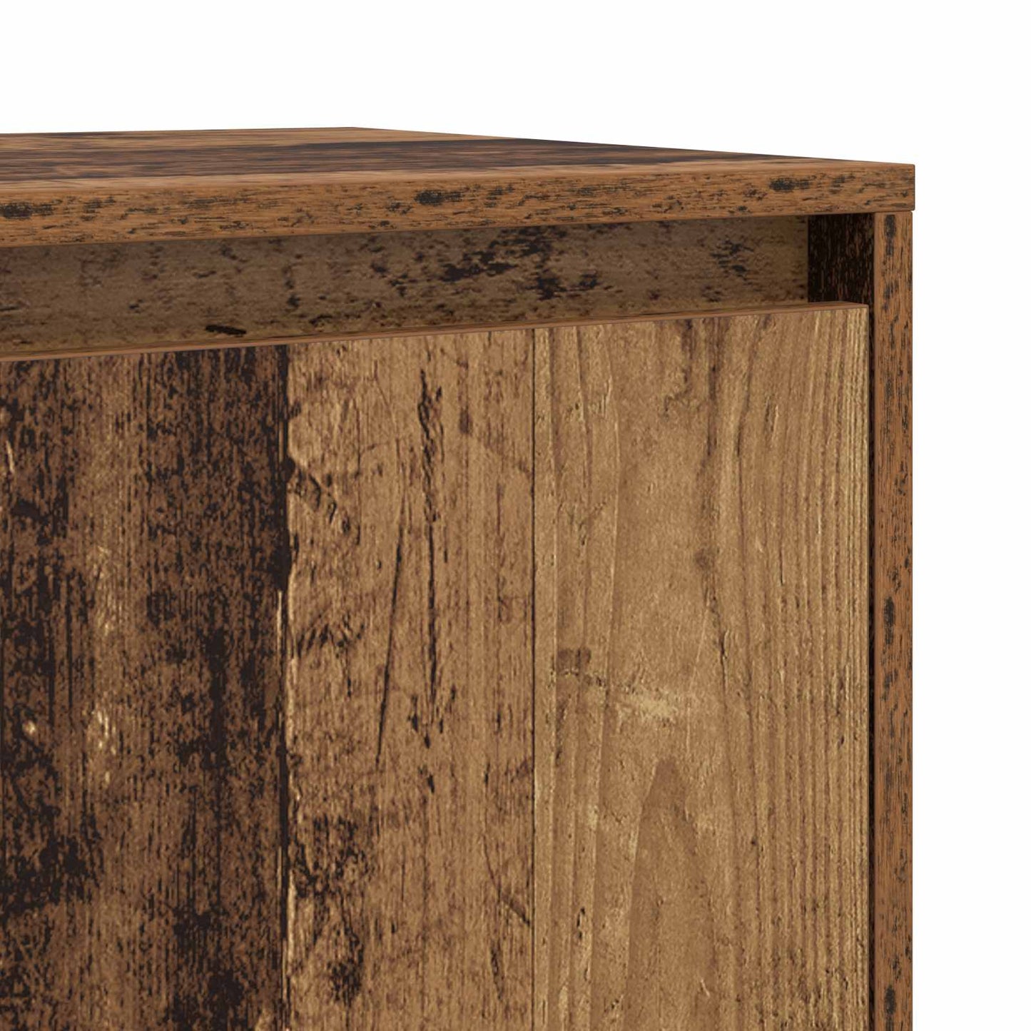 Servírovací Skříň Staré Dřevo 70 X 41 X 75 Cm Kompozitní Dřevo