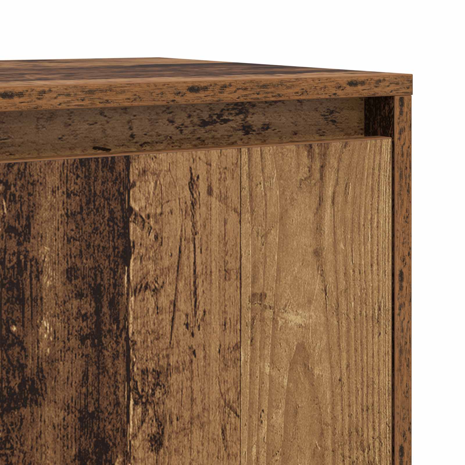 Servírovací Skříň Staré Dřevo 70 X 41 X 75 Cm Kompozitní Dřevo