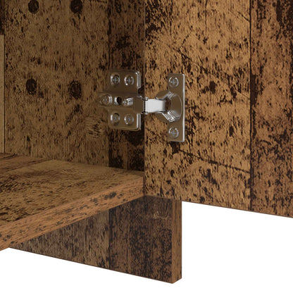 Servírovací Skříň Staré Dřevo 70 X 41 X 75 Cm Kompozitní Dřevo