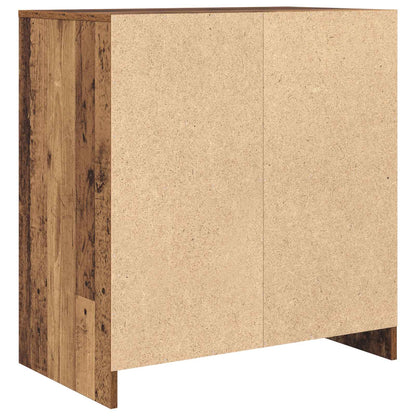 Servírovací Skříň Staré Dřevo 70 X 41 X 75 Cm Kompozitní Dřevo