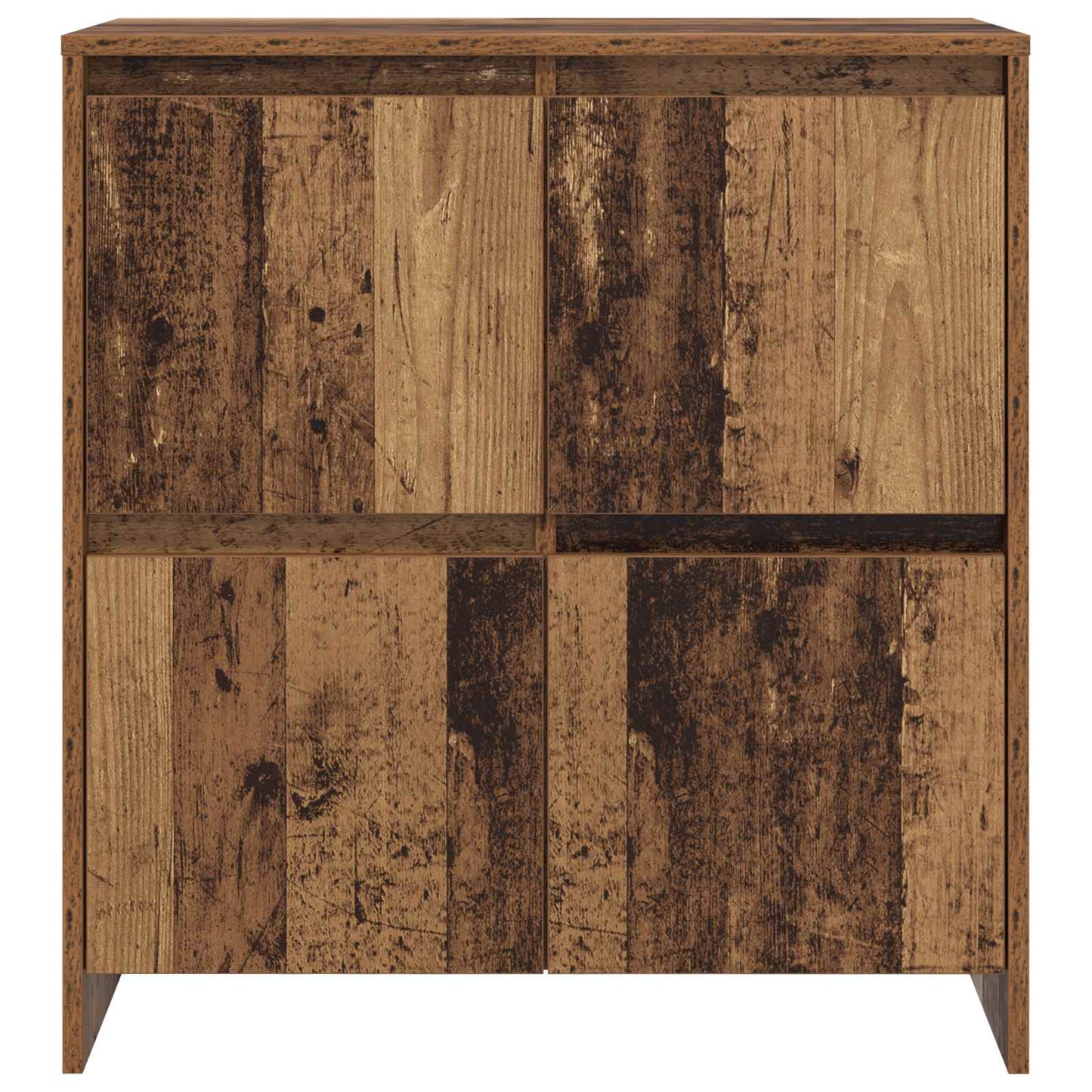 Servírovací Skříň Staré Dřevo 70 X 41 X 75 Cm Kompozitní Dřevo