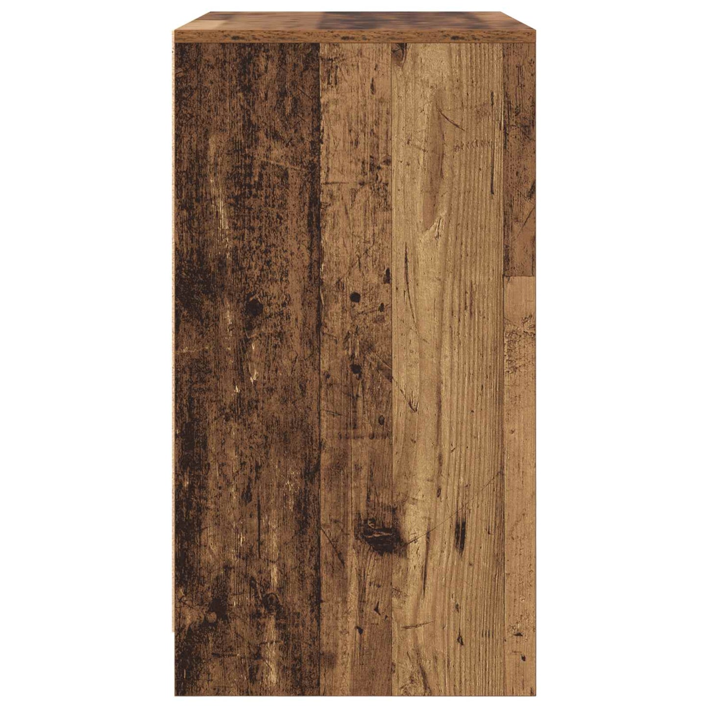Servírovací Skříň Staré Dřevo 70 X 41 X 75 Cm Kompozitní Dřevo