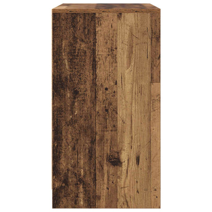 Servírovací Skříň Staré Dřevo 70 X 41 X 75 Cm Kompozitní Dřevo