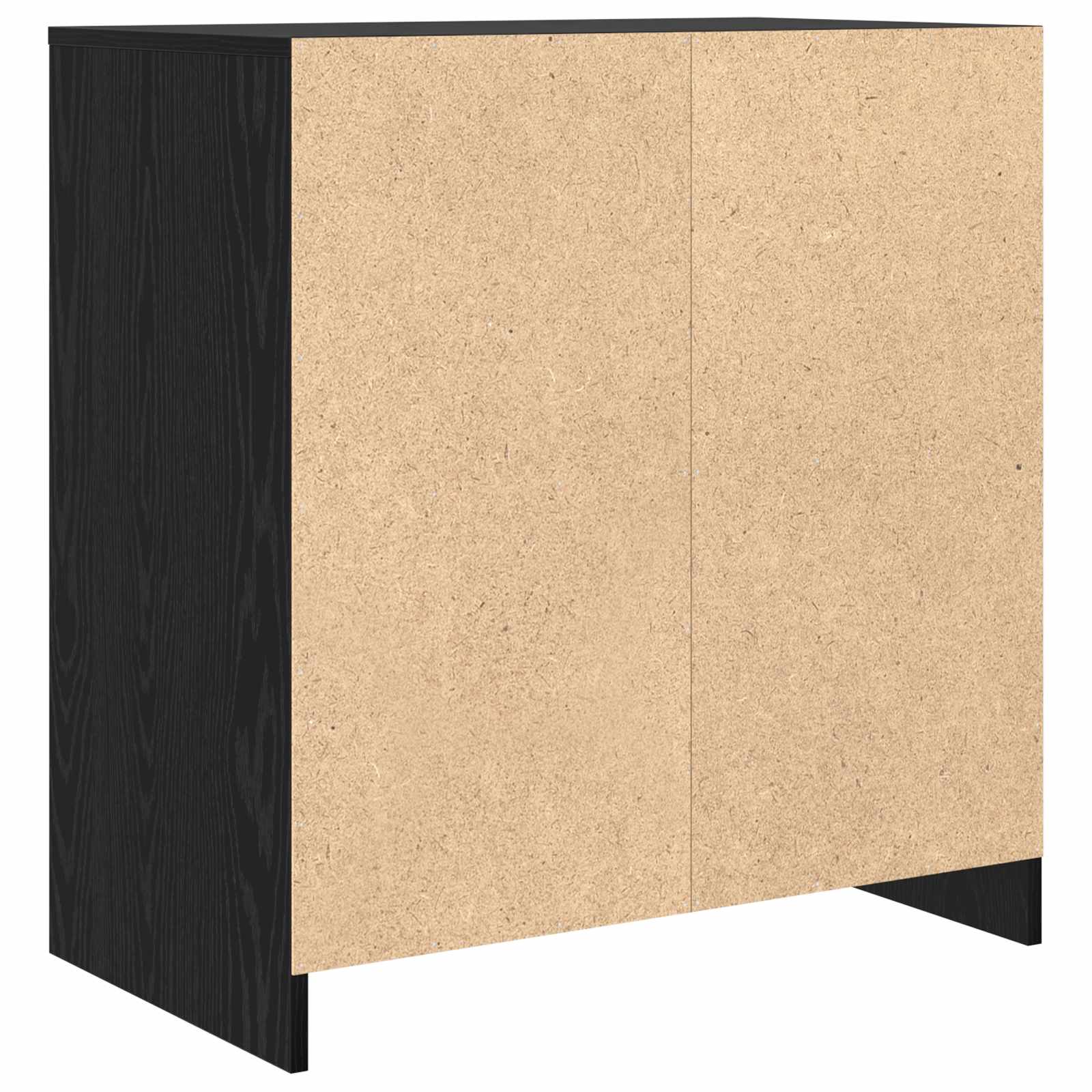 Servírovací Skříň Černý Dub 70 X 41 X 75 Cm Kompozitní Dřevo