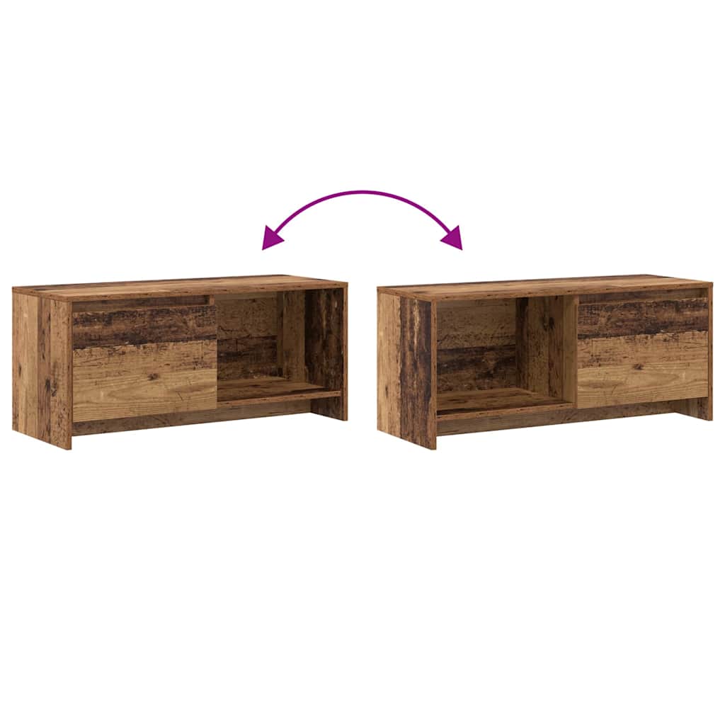 Sestava Tv Skříněk 90 X 35 X 40 Cm Staré Dřevo Kompozitní Dřevo