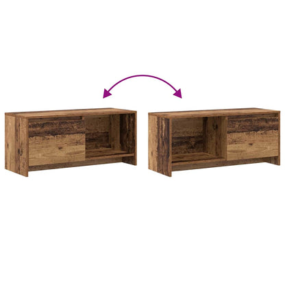 Sestava Tv Skříněk 90 X 35 X 40 Cm Staré Dřevo Kompozitní Dřevo