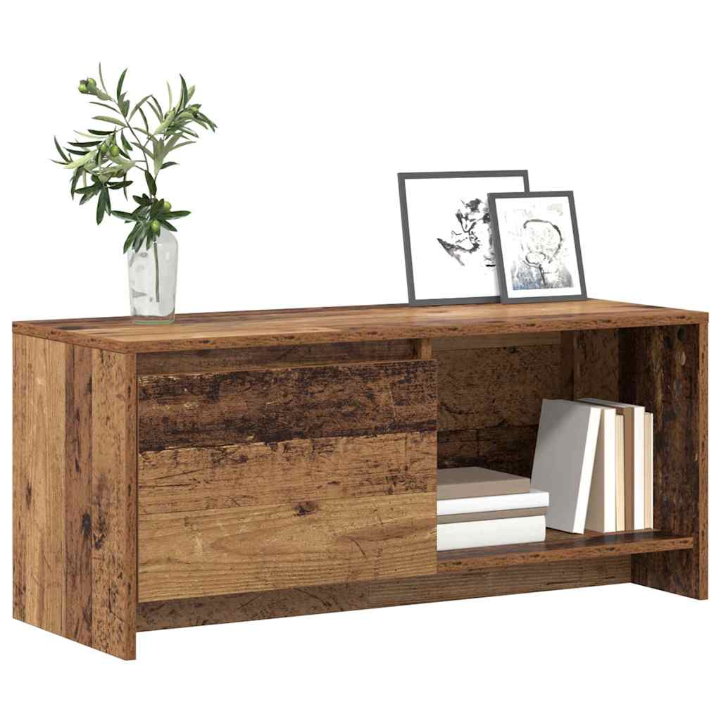 Sestava Tv Skříněk 90 X 35 X 40 Cm Staré Dřevo Kompozitní Dřevo