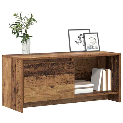 Sestava Tv Skříněk 90 X 35 X 40 Cm Staré Dřevo Kompozitní Dřevo