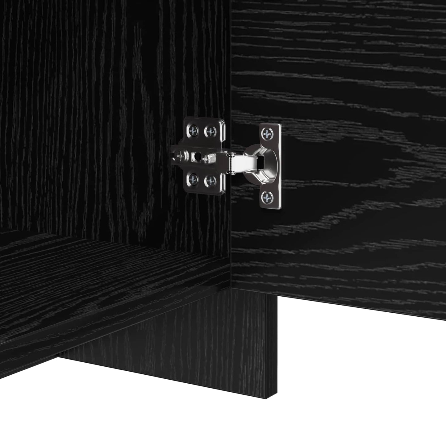 Sestava Tv Skříněk 90 X 35 X 40 Cm Černý Dub Kompozitní Dřevo