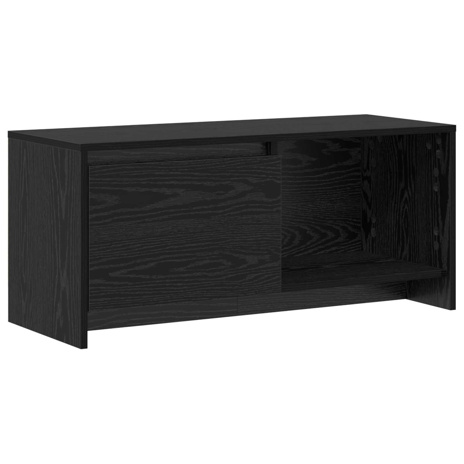 Sestava Tv Skříněk 90 X 35 X 40 Cm Černý Dub Kompozitní Dřevo