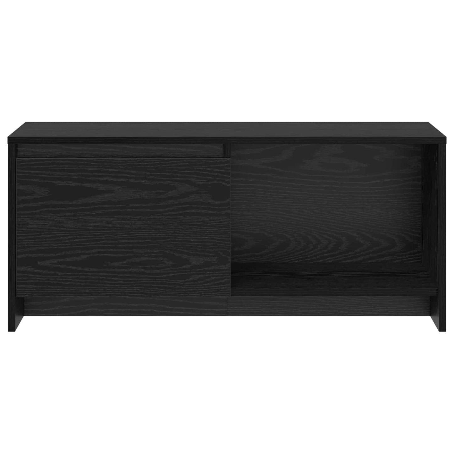 Sestava Tv Skříněk 90 X 35 X 40 Cm Černý Dub Kompozitní Dřevo