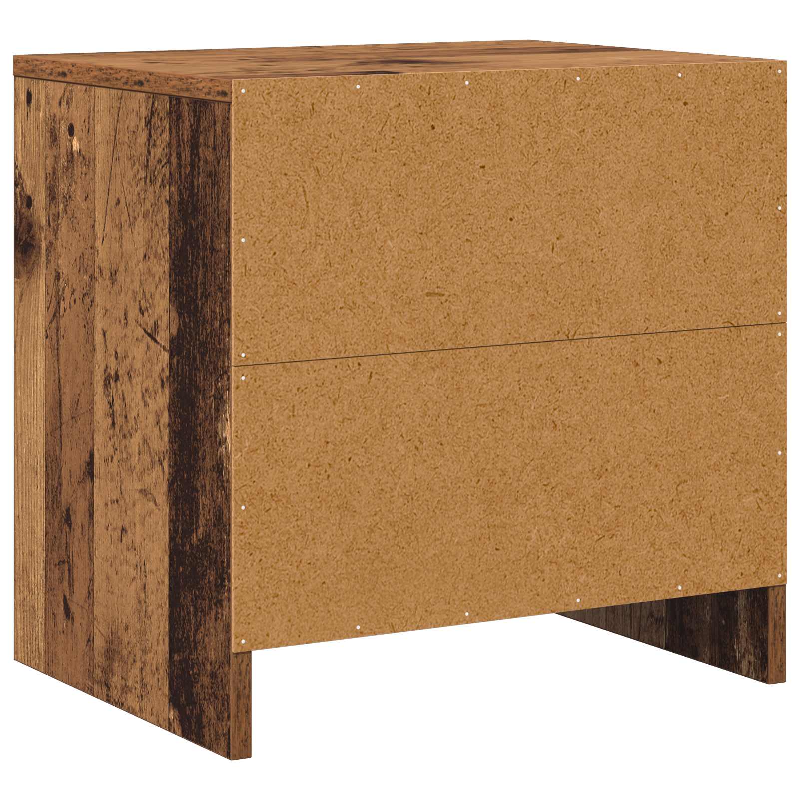 Noční Skříňka Staré Dřevo 45 X 34 X 44,5 Cm Kompozitní Dřevo