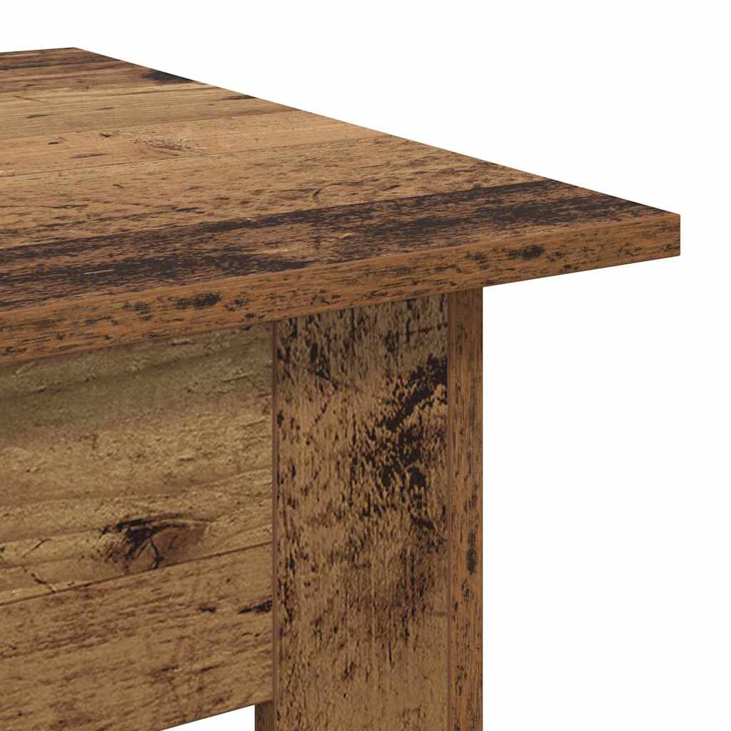 Konferenční Stolek Staré Dřevo 55 X 55 X 42 Cm Kompozitní Dřevo