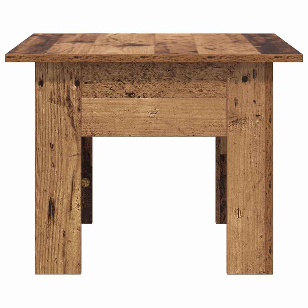 Konferenční Stolek Staré Dřevo 55 X 55 X 42 Cm Kompozitní Dřevo