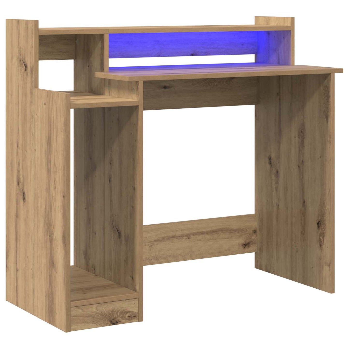 Stůl Artisanový Dub Kompozitní Dřevo 97 X 45 X 90 Cm