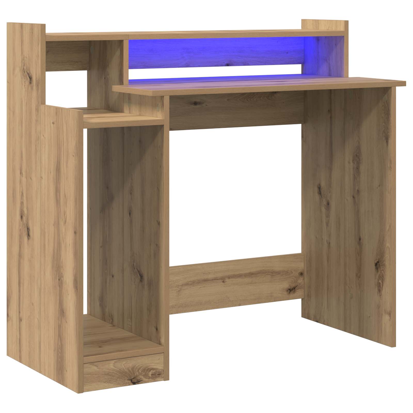 Stůl Artisanový Dub Kompozitní Dřevo 97 X 45 X 90 Cm