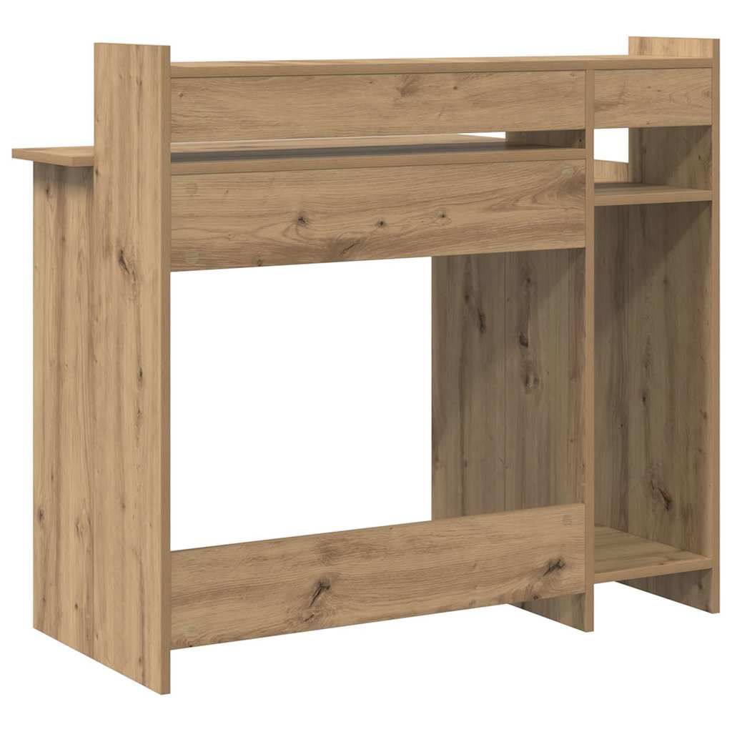 Stůl Artisanový Dub Kompozitní Dřevo 97 X 45 X 90 Cm