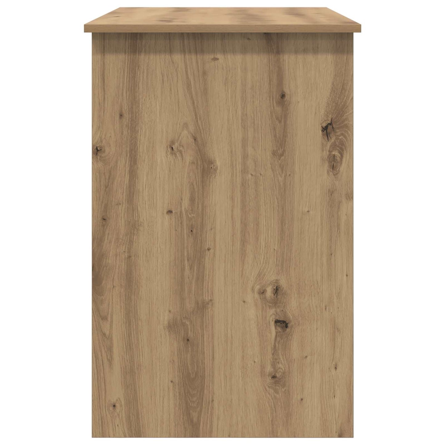 Stůl Artisanový Dub Kompozitní Dřevo 100 X 50 X 76 Cm
