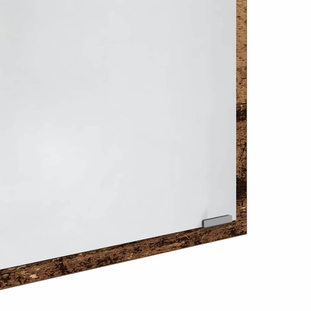 Led Koupelnové Zrcadlo Staré Dřevo 40 X 37 X 8.5 Cm