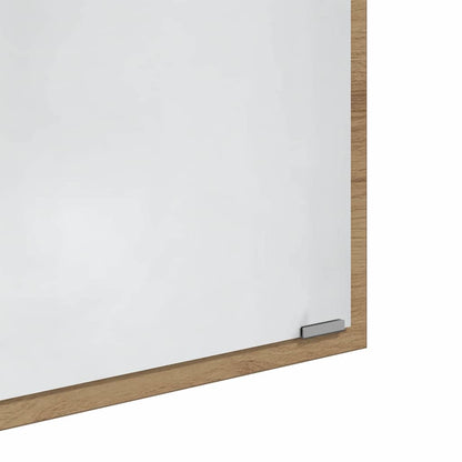 Led Koupelnové Zrcadlo Artisanový Dub 40 X 37 X 8.5 Cm