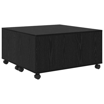 Konferenční Stolek Černý Dub 75 X 75 X 38 Cm Kompozitní Dřevo