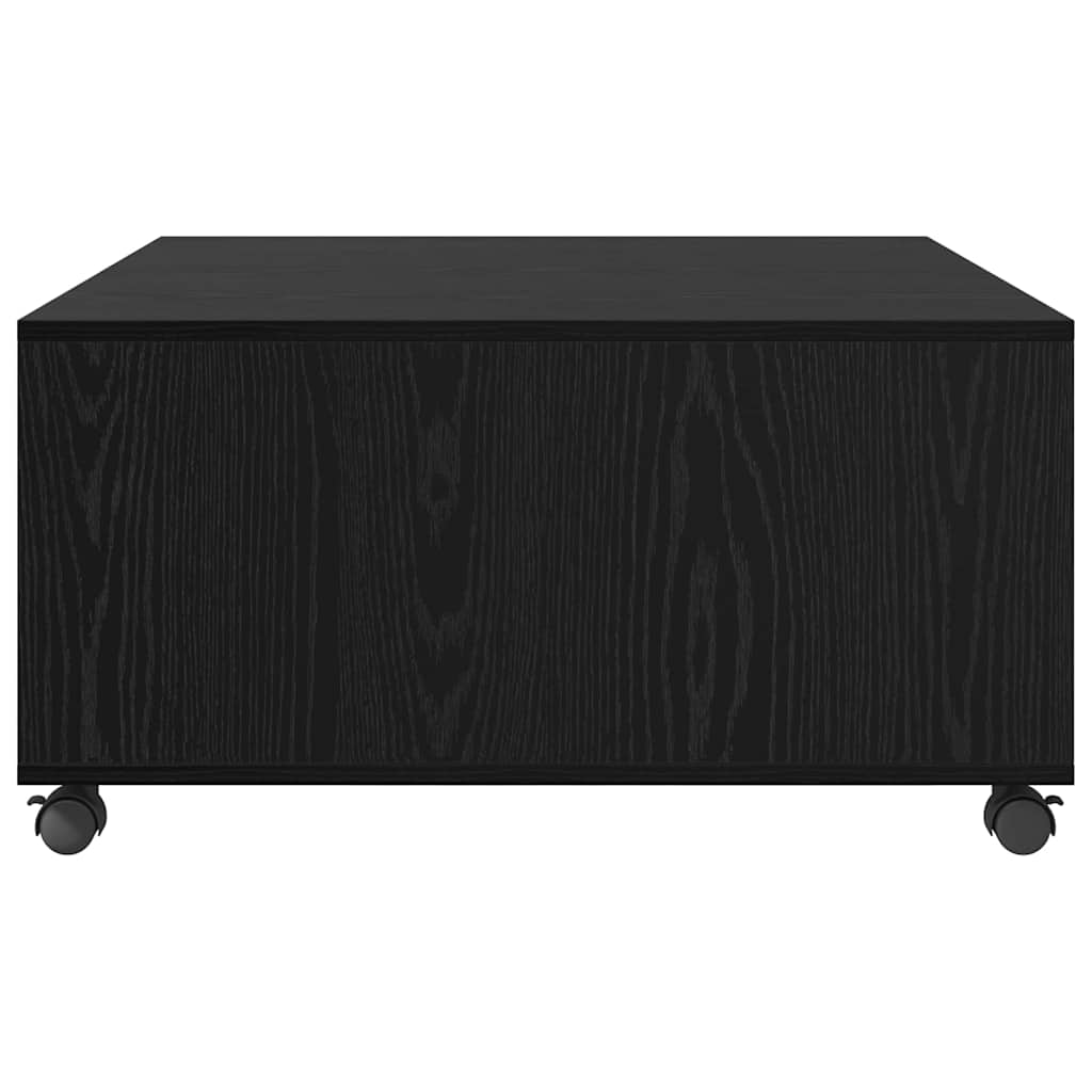 Konferenční Stolek Černý Dub 75 X 75 X 38 Cm Kompozitní Dřevo