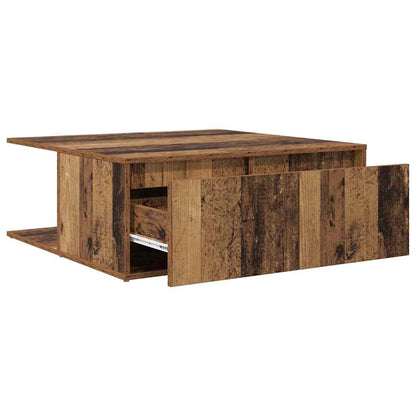 Konferenční Stolek Staré Dřevo 80 X 80 X 31 Cm Kompozitní Dřevo
