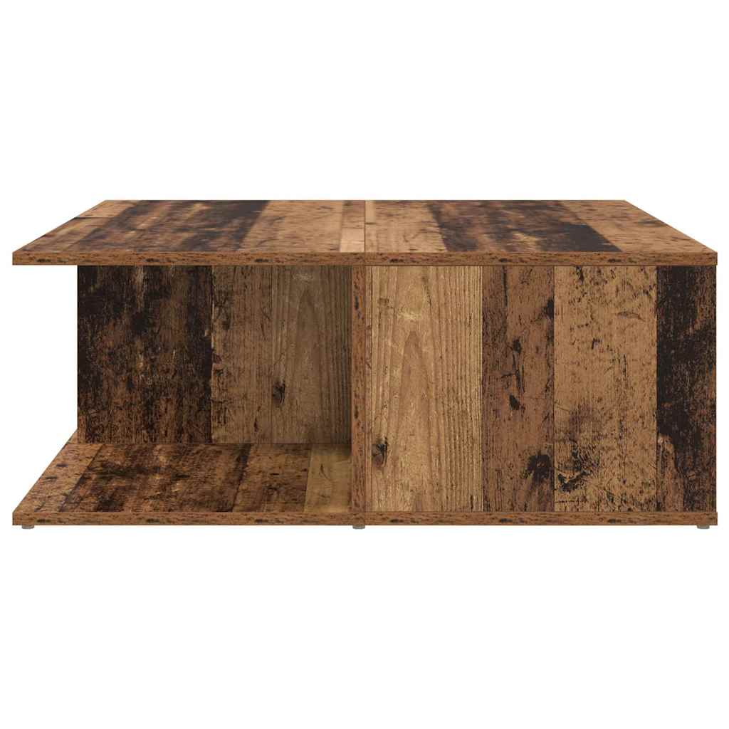 Konferenční Stolek Staré Dřevo 80 X 80 X 31 Cm Kompozitní Dřevo
