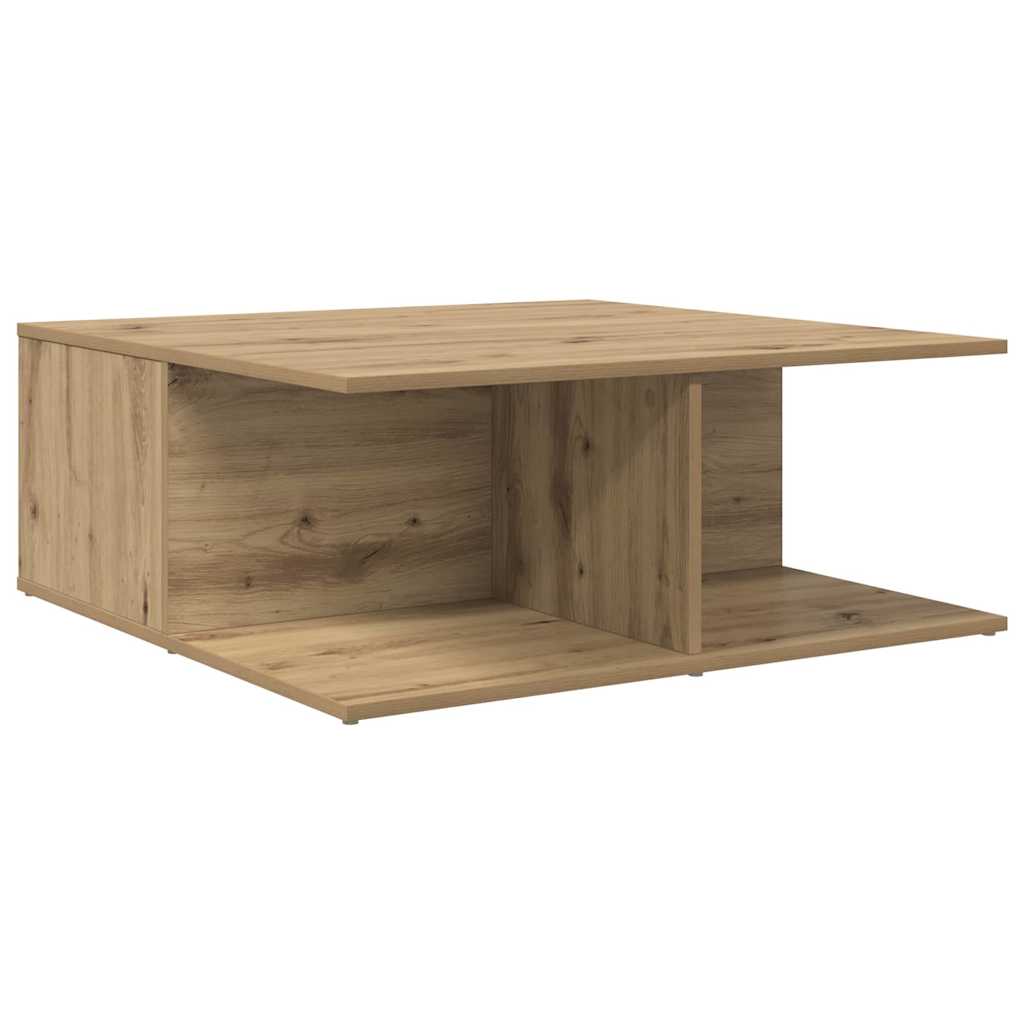 Konferenční Stolek Dub Artisan 80 X 80 X 31 Cm Kompozitní Dřevo