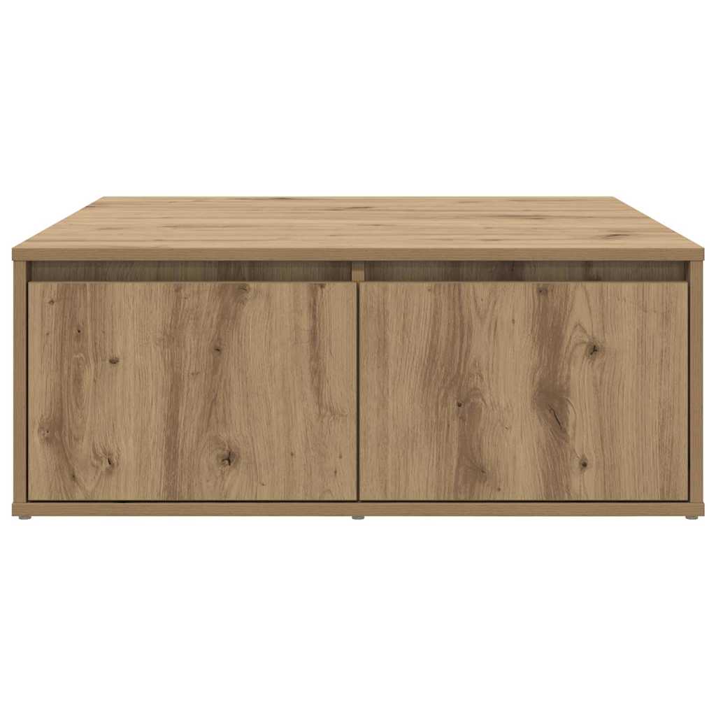 Konferenční Stolek Dub Artisan 80 X 80 X 31 Cm Kompozitní Dřevo