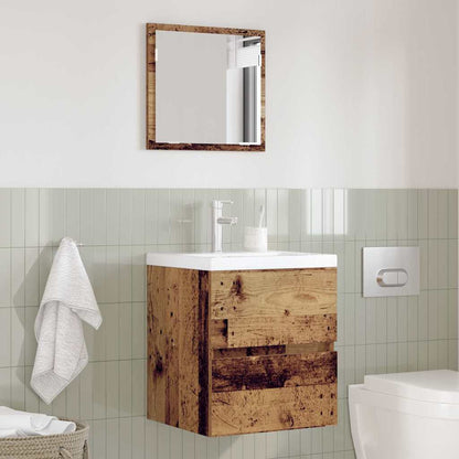 Koupelnová Skříň Staré Dřevo 41 X 38,5 X 45 Cm Kompozitní Dřevo