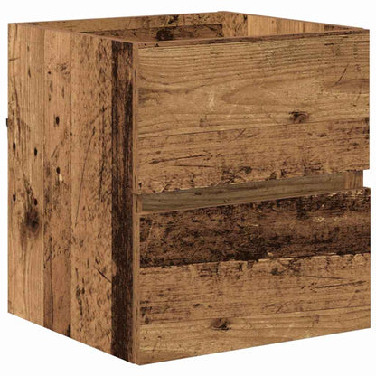 Koupelnová Skříň Staré Dřevo 41 X 38,5 X 45 Cm Kompozitní Dřevo