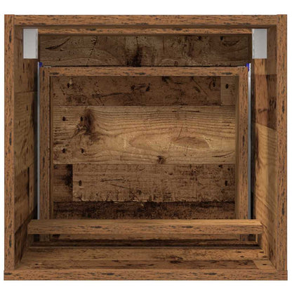 Koupelnová Skříň Staré Dřevo 41 X 38,5 X 45 Cm Kompozitní Dřevo