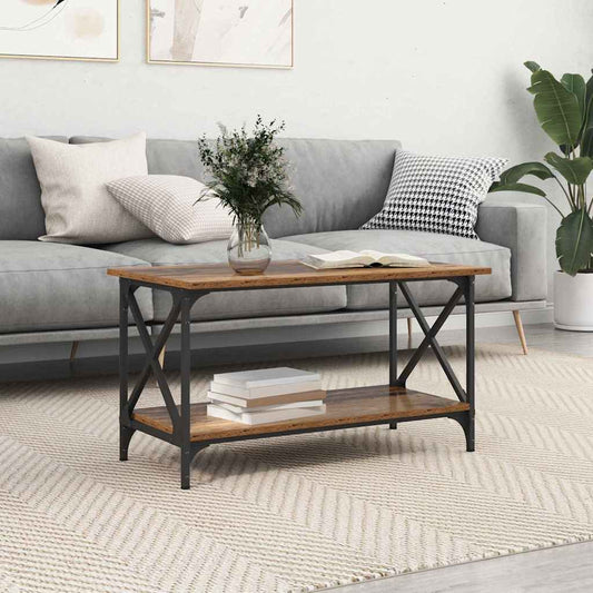 Konferenční Stolek Staré Dřevo 80 X 45 X 45.5 Cm