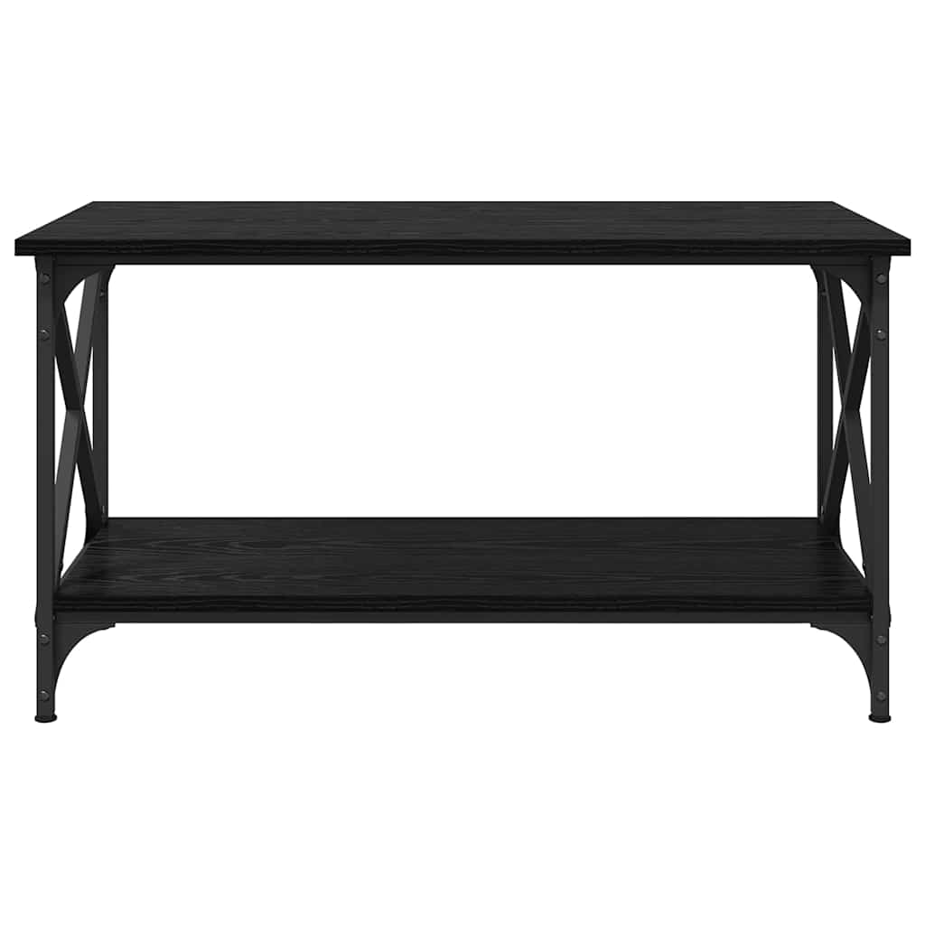 Konferenční Stolek Černý Dub 80 X 45 X 45.5 Cm Kompozitní Dřevo