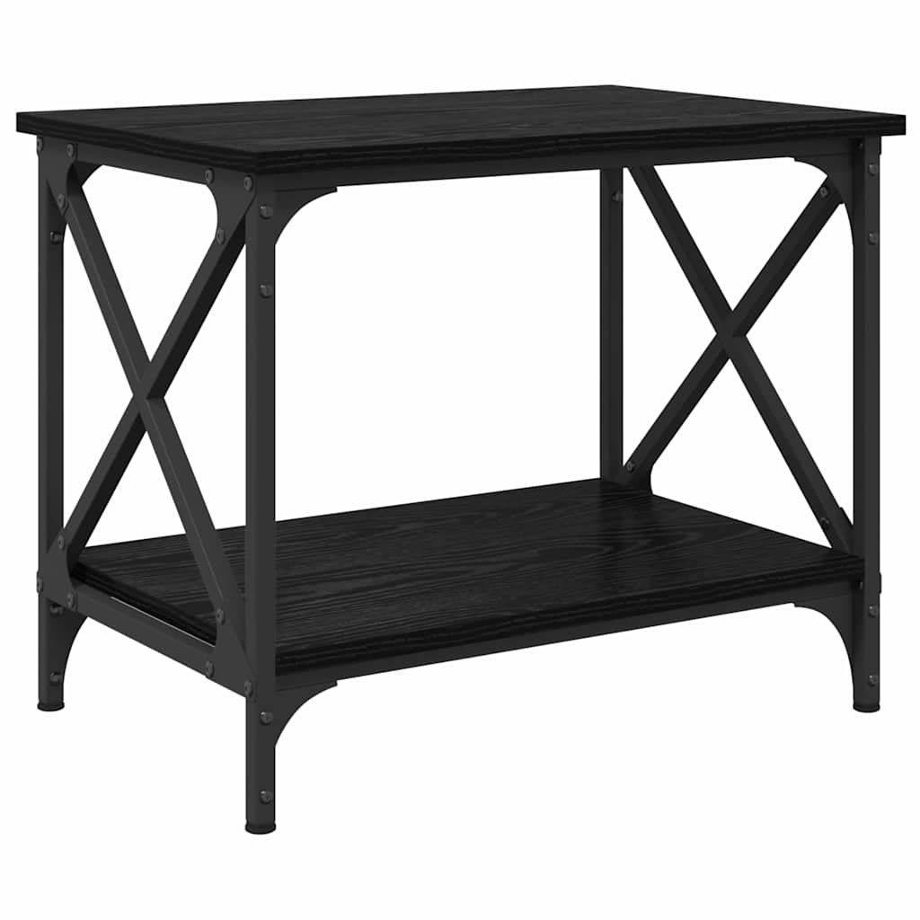 Boční Stůl Černý Dub 55 X 38 X 45 Cm Kompozitní Dřevo