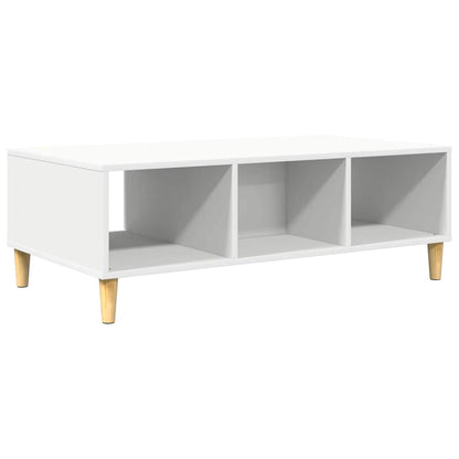 Konferenční Stolek Bílá 102 X 55 X 35 Cm Kompozitní Dřevo
