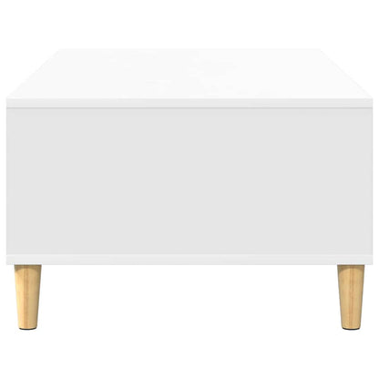 Konferenční Stolek Bílá 102 X 55 X 35 Cm Kompozitní Dřevo