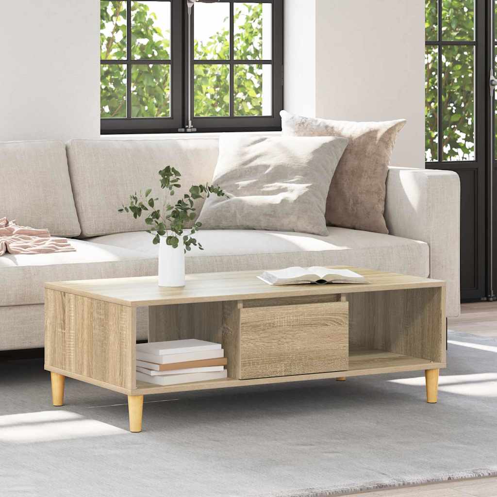 Konferenční Stolek Sonoma Dub 102 X 55 X 35 Cm Kompozitní Dřevo
