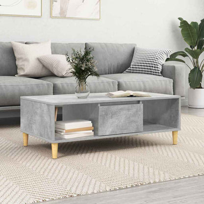 Konferenční Stolek Betonově Šedá 102 X 55 X 35 Cm