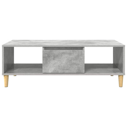 Konferenční Stolek Betonově Šedá 102 X 55 X 35 Cm