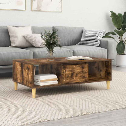 Konferenční Stolek Kouřový Dub 102 X 55 X 35 Cm