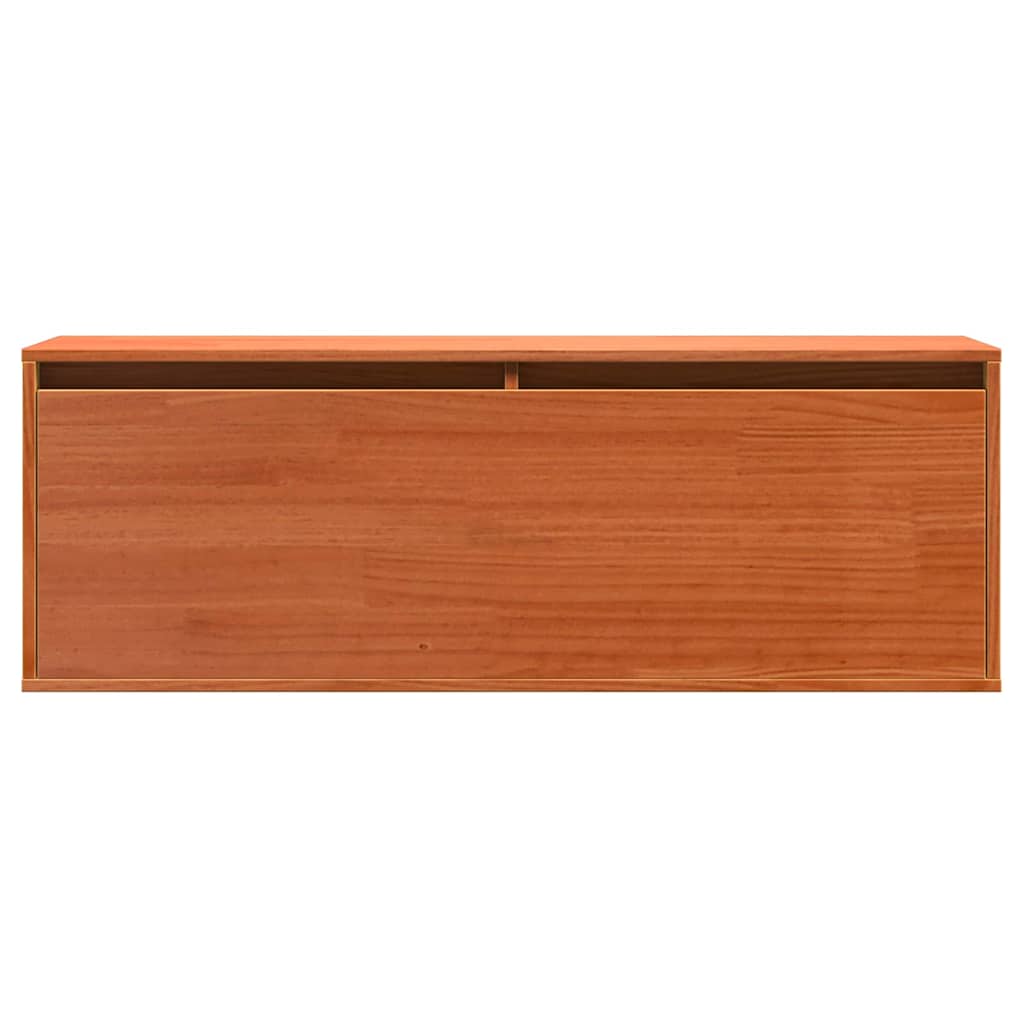 Nástěnná Skříňka S Policí Voskově Hnědá 100 X 30 X 35 Cm
