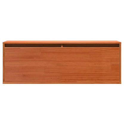 Nástěnná Skříňka S Policí Voskově Hnědá 100 X 30 X 35 Cm