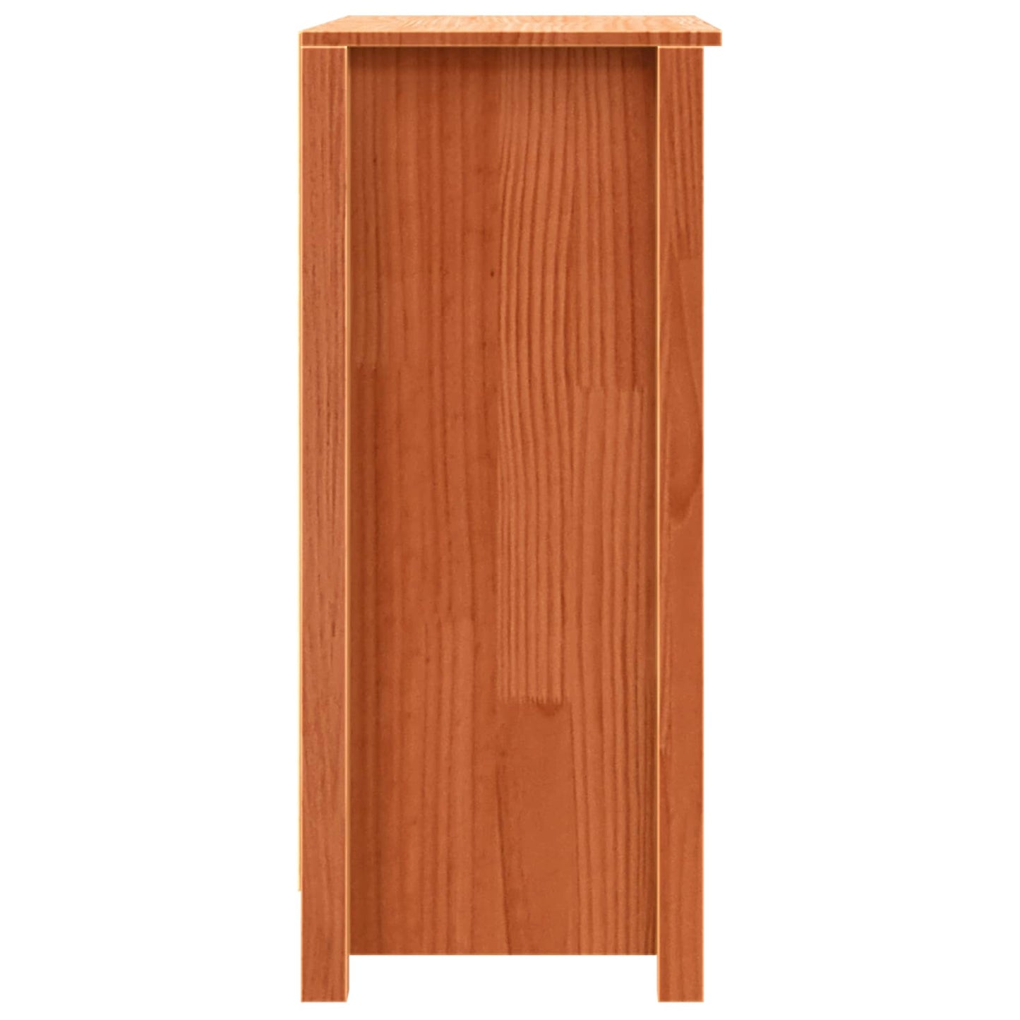 Servírovací Skříň Voskově Hnědá 70 X 35 X 80 Cm