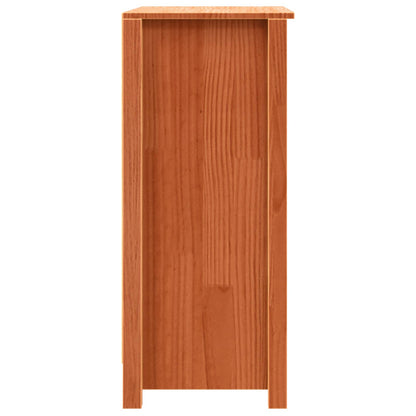 Servírovací Skříň Voskově Hnědá 70 X 35 X 80 Cm